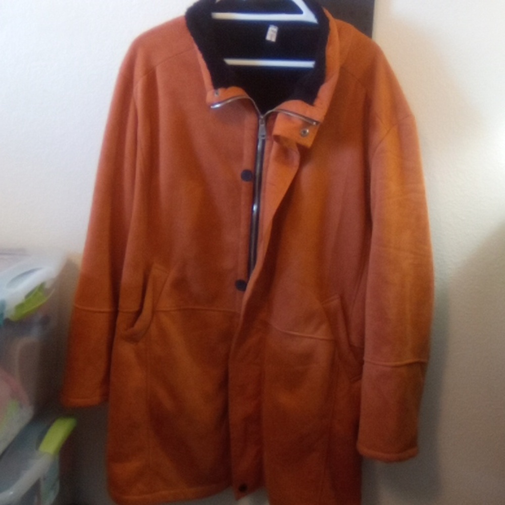 Order plus faux suede jacket sz 3x